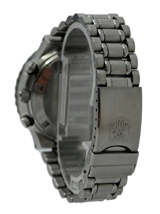 Tag Heuer 43mm Men\'s Vintage Pilot Black Dial SS Aviation Watch Ref: 230.206! main image 7